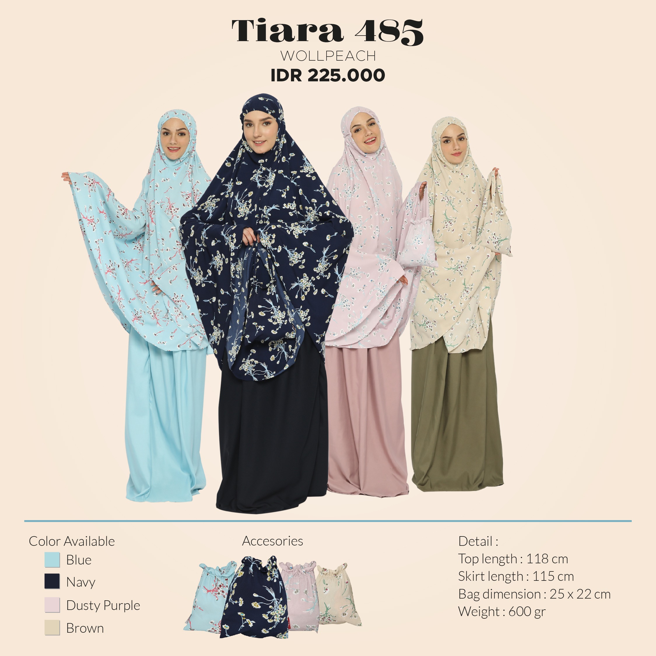 Tatuis Mukena Tiara 485 Young Series