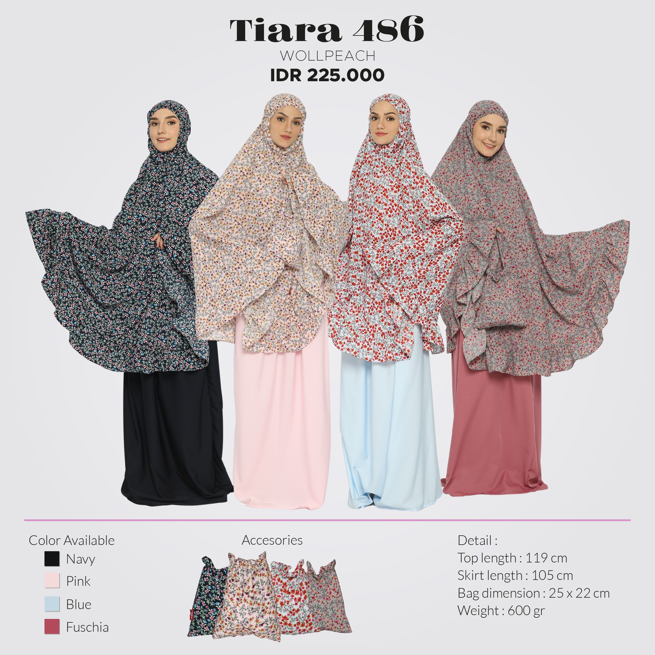 Tatuis Mukena Tiara 486 Young Series