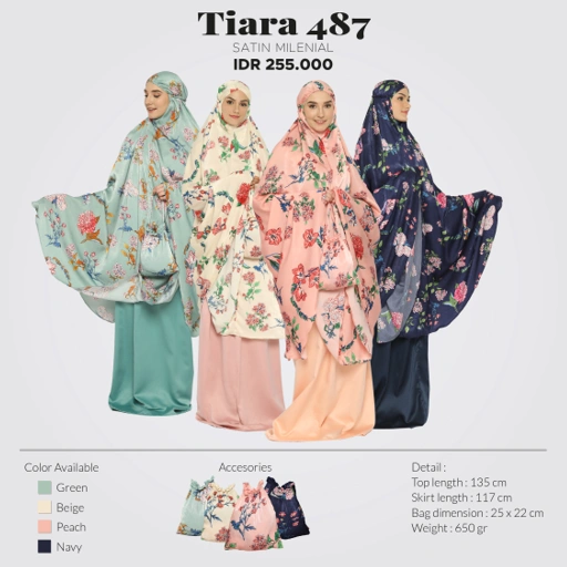 Image of Tatuis Mukena Tiara 487 Syari Jumbo Active Series