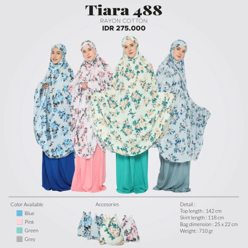 Image of Tatuis Mukena Tiara 488 Syari Jumbo Active Series