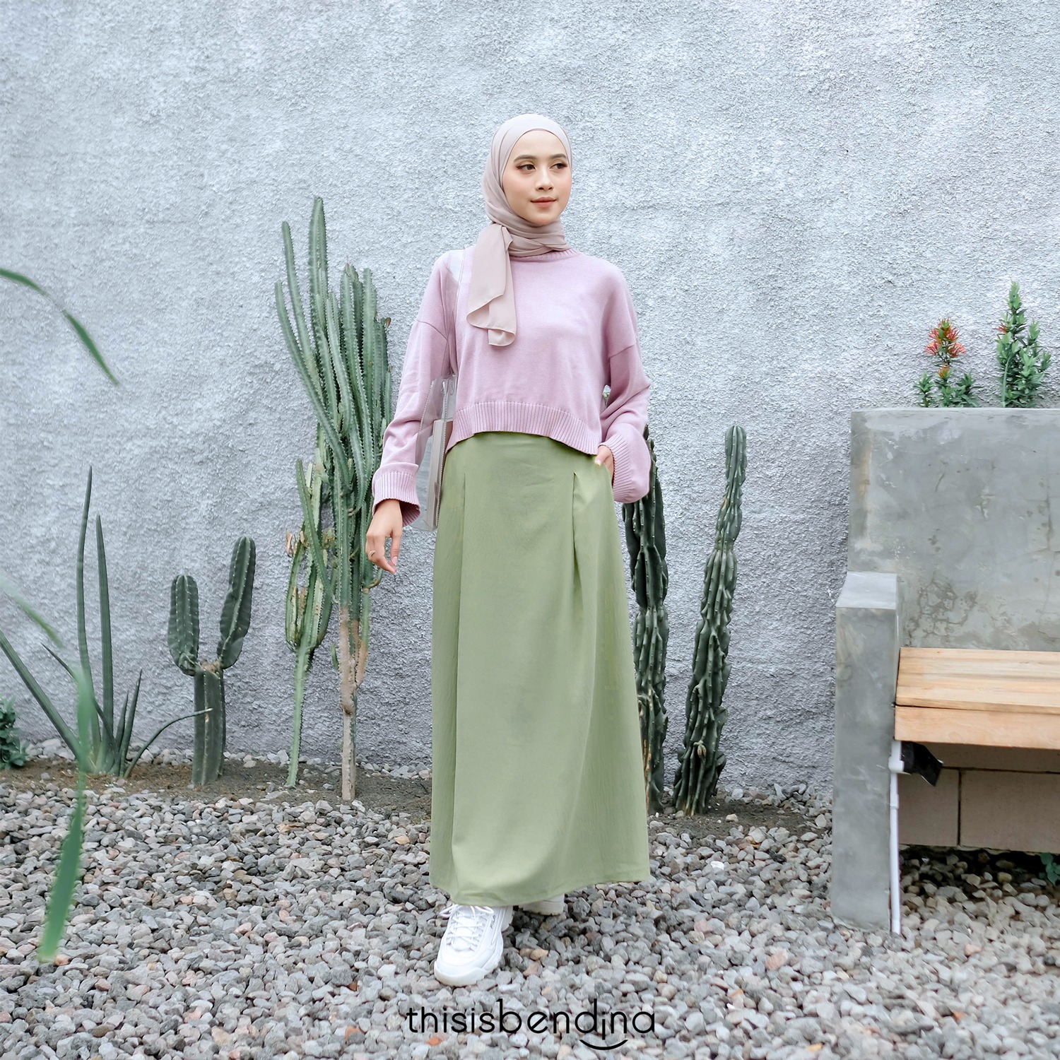 Naomi Skirt Sage Green