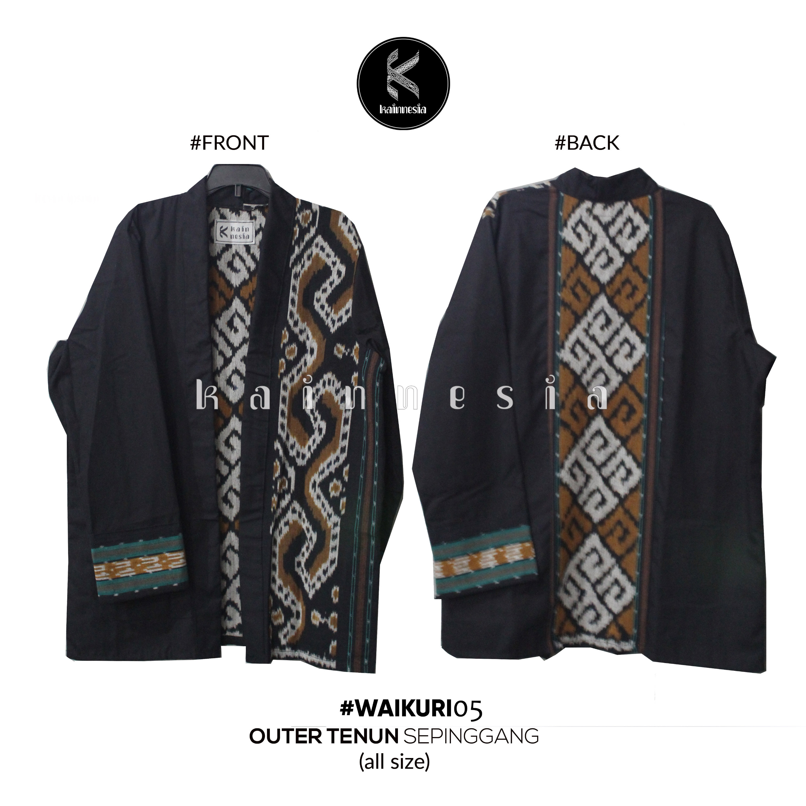 WAIKURI - OUTER TENUN - KODE 05 HITAM HIJAU COKLAT