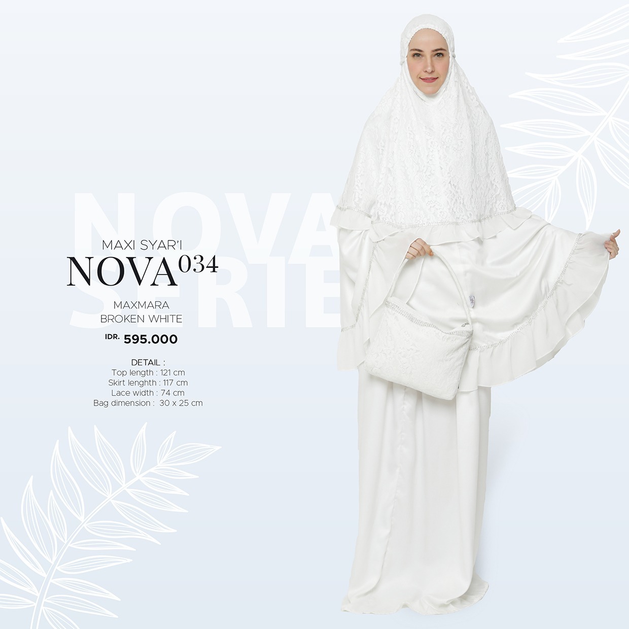 Tatuis Mukena Nova 034 Broken White