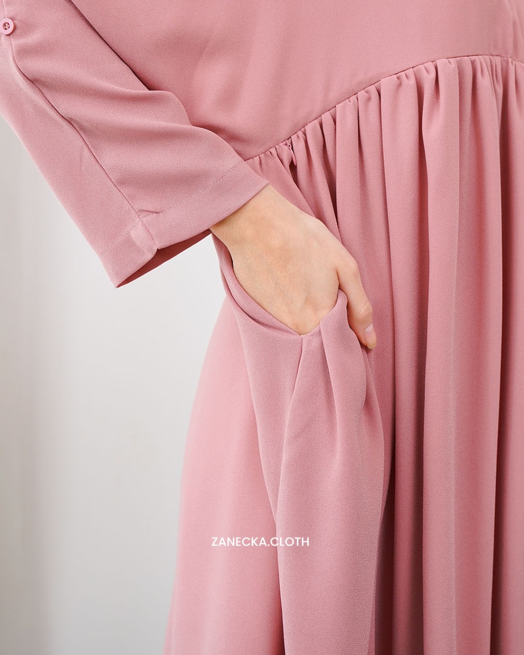 Lethia Tunik Dusty Pink - Zanecka