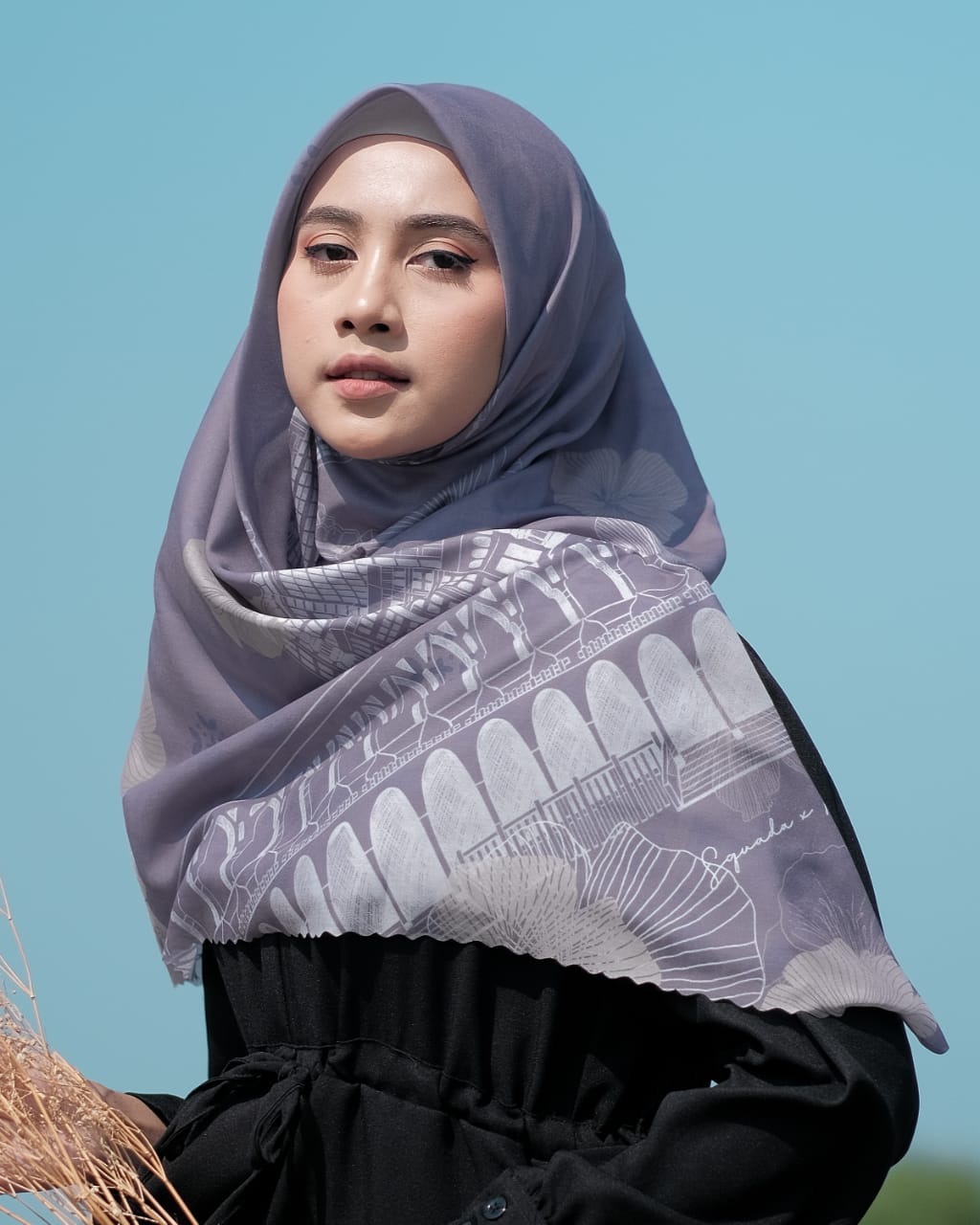 MECCA SCARF EXCLUSIVE SERIES (DUSTY PURPLE)