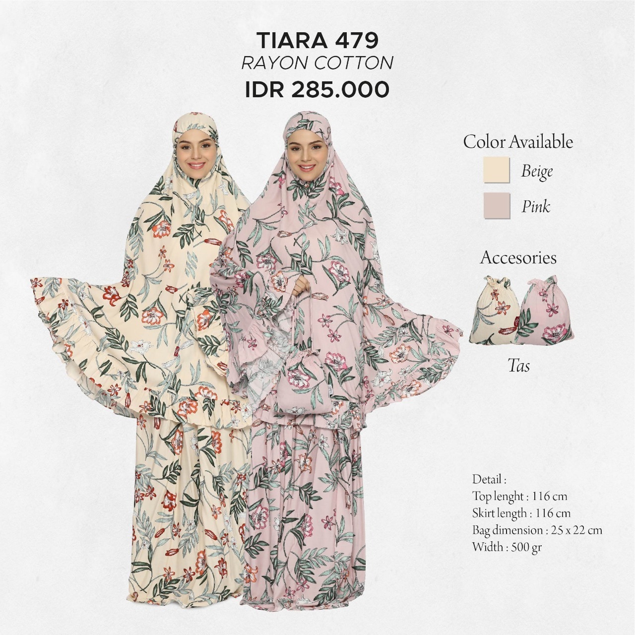 Tatuis Mukena Tiara 479 Modesty Series