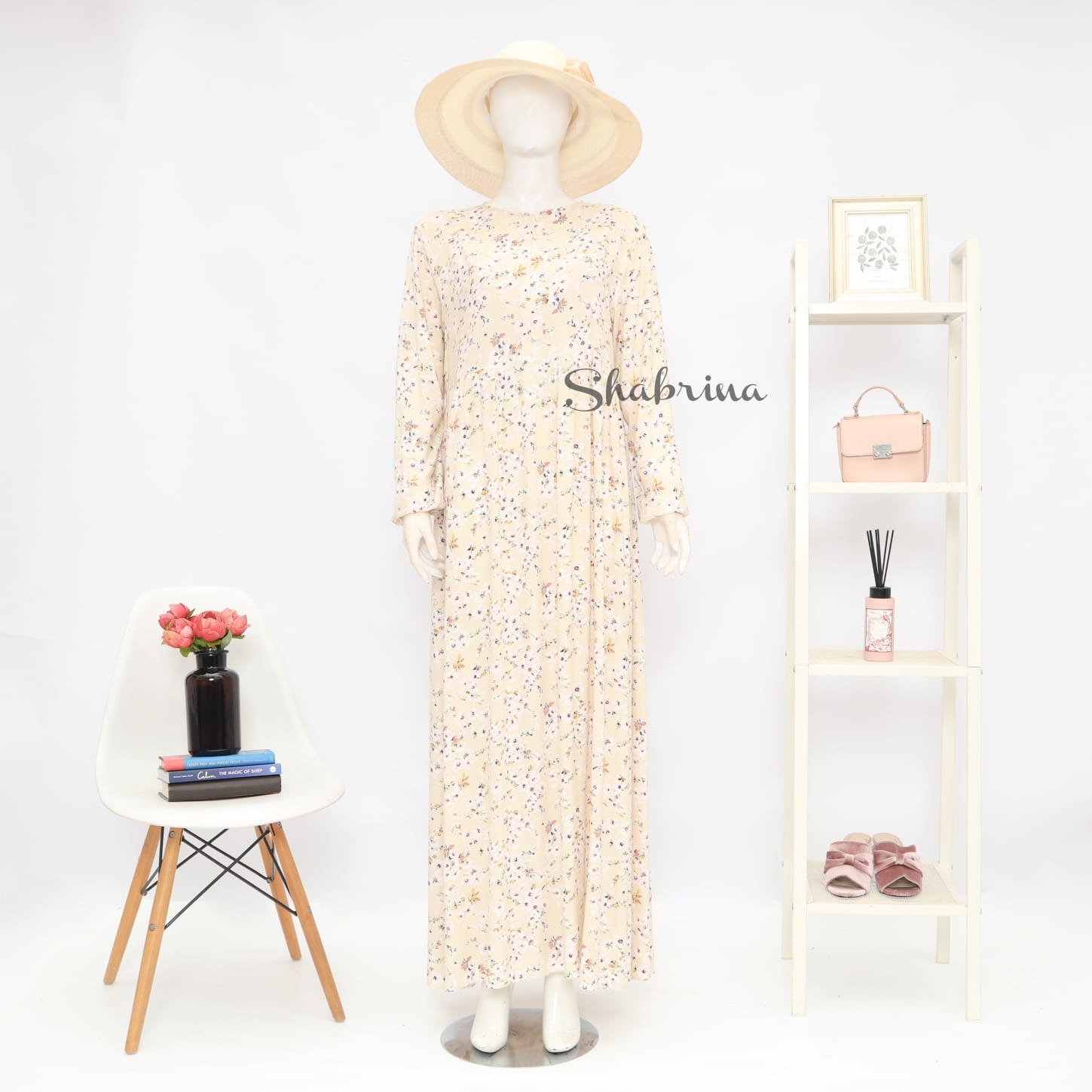 Husna Dress BUNDA (Hanya Gamis) by Shabrina