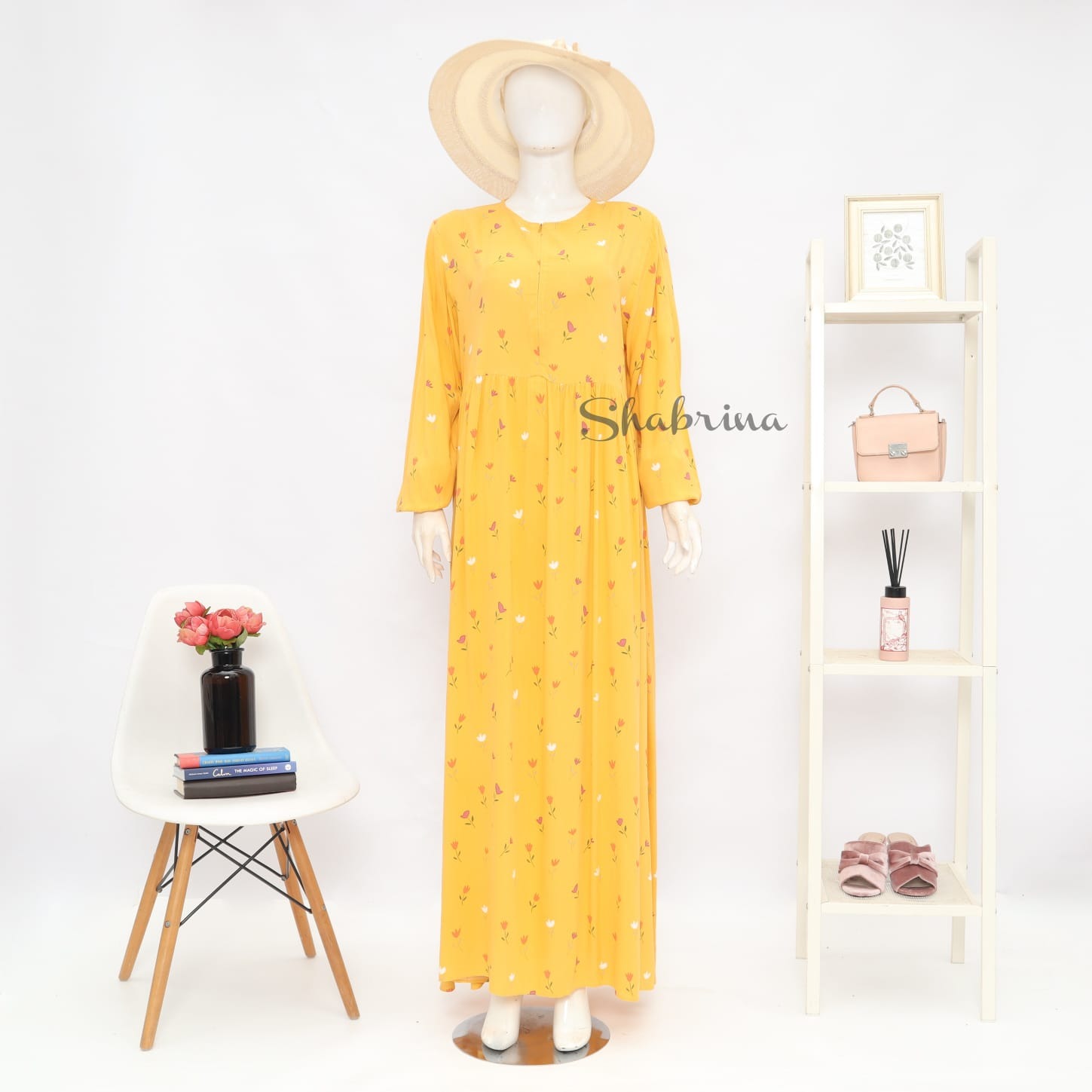 Husna Dress BUNDA (Hanya Gamis) by Shabrina