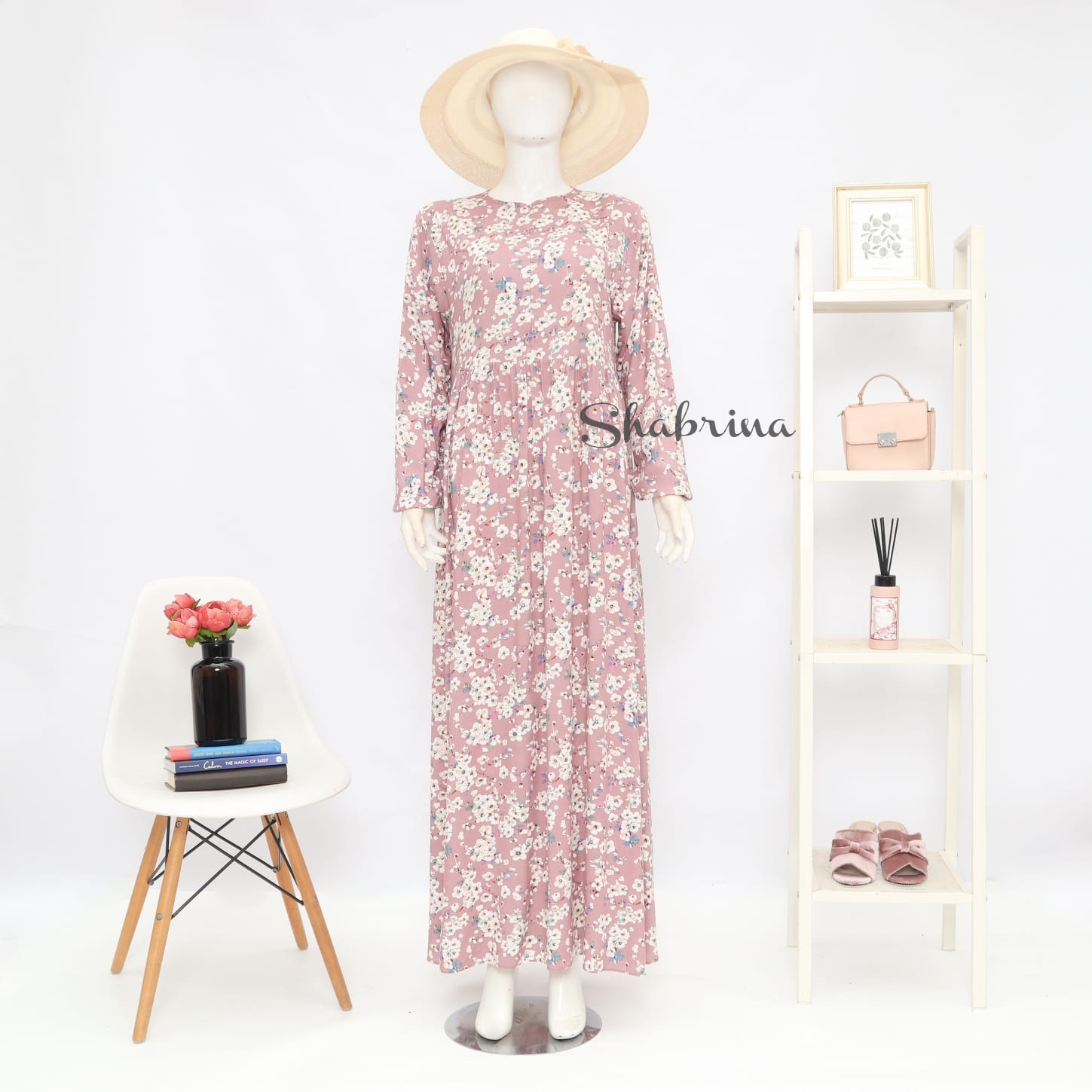 Husna Dress BUNDA (Hanya Gamis) by Shabrina
