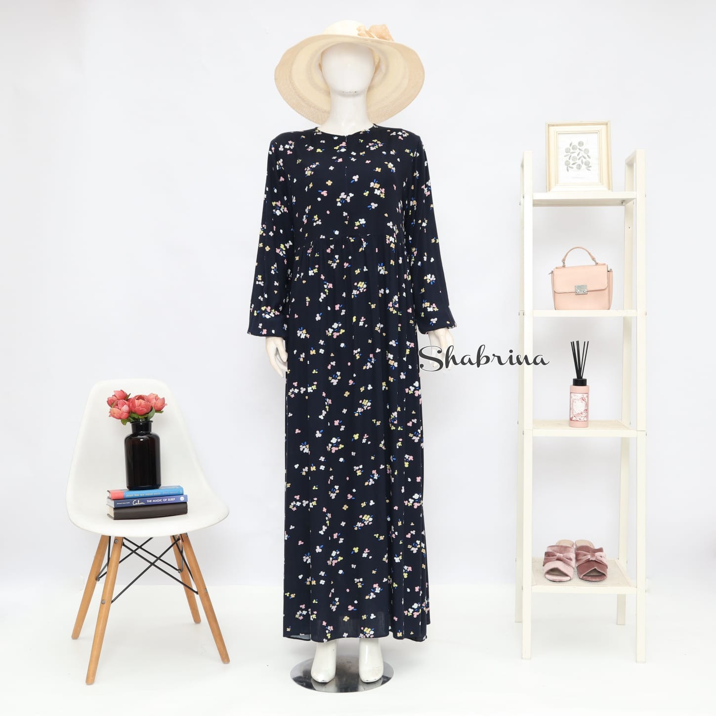 Husna Dress BUNDA (Hanya Gamis) by Shabrina