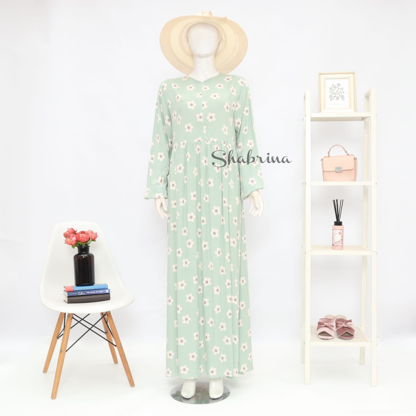 Husna Dress BUNDA (Hanya Gamis) by Shabrina
