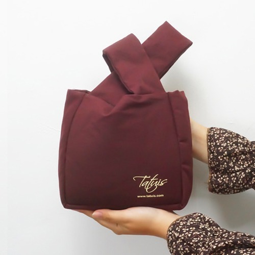 Tatuis Tote Bag Canvas Maroon