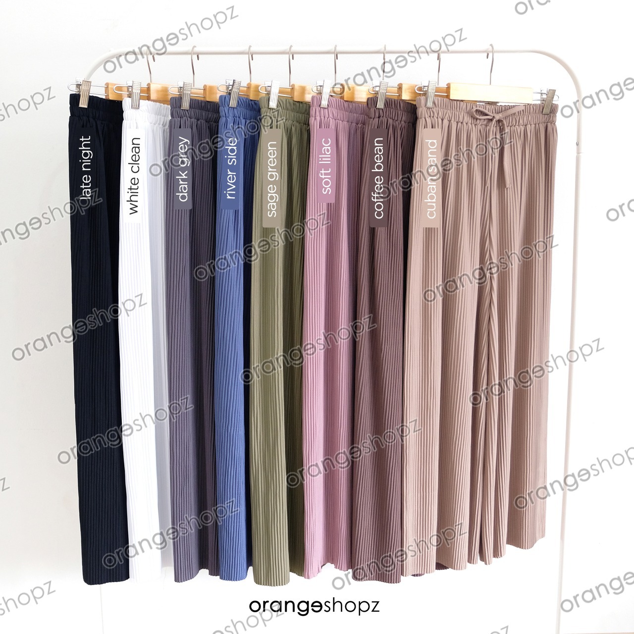 Celana Kulot Plisket Wanita Yumna Jersey Premium