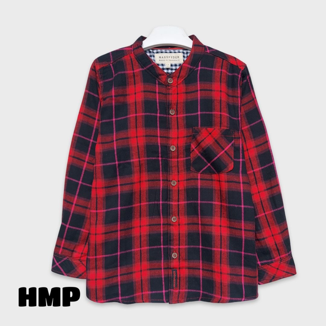 Size 2-3y Kemeja Lengan Panjang Max Spyder