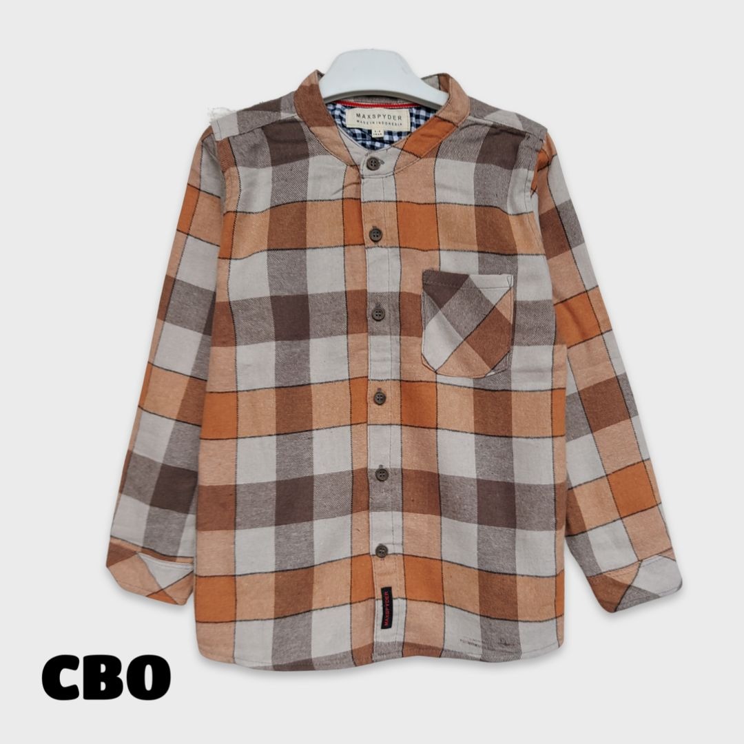 Size 2-3y Kemeja Lengan Panjang Max Spyder