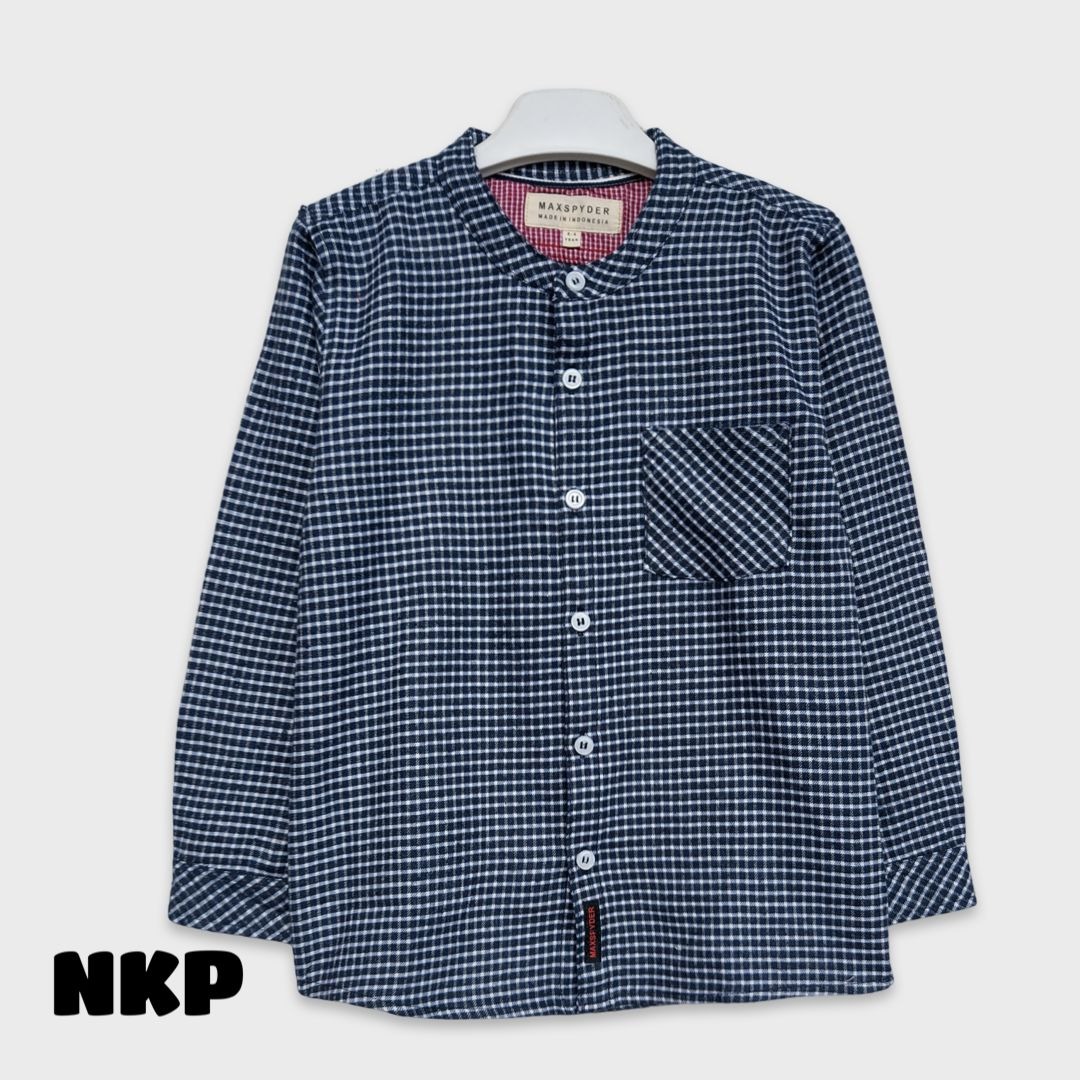 Size 2-3y Kemeja Lengan Panjang Max Spyder