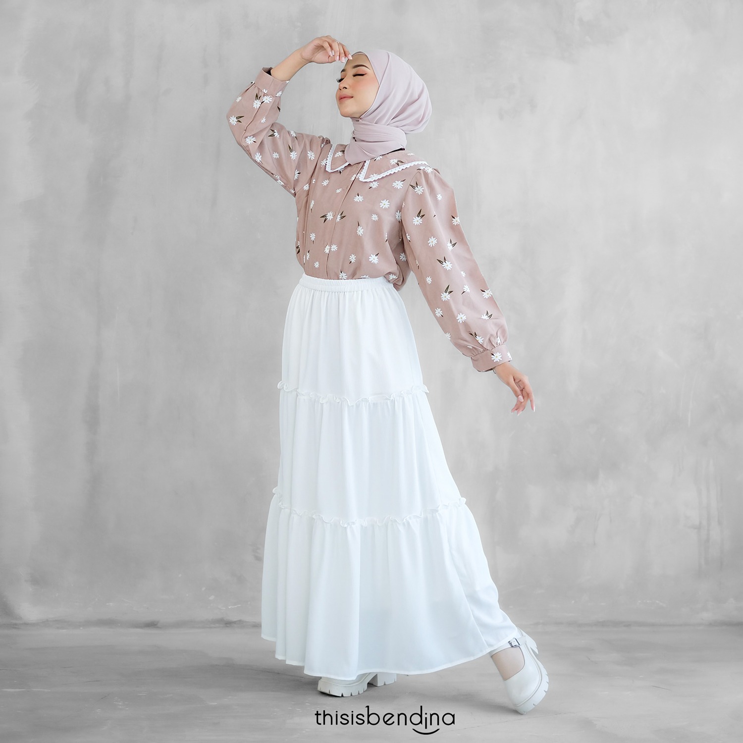 Zara Skirt White
