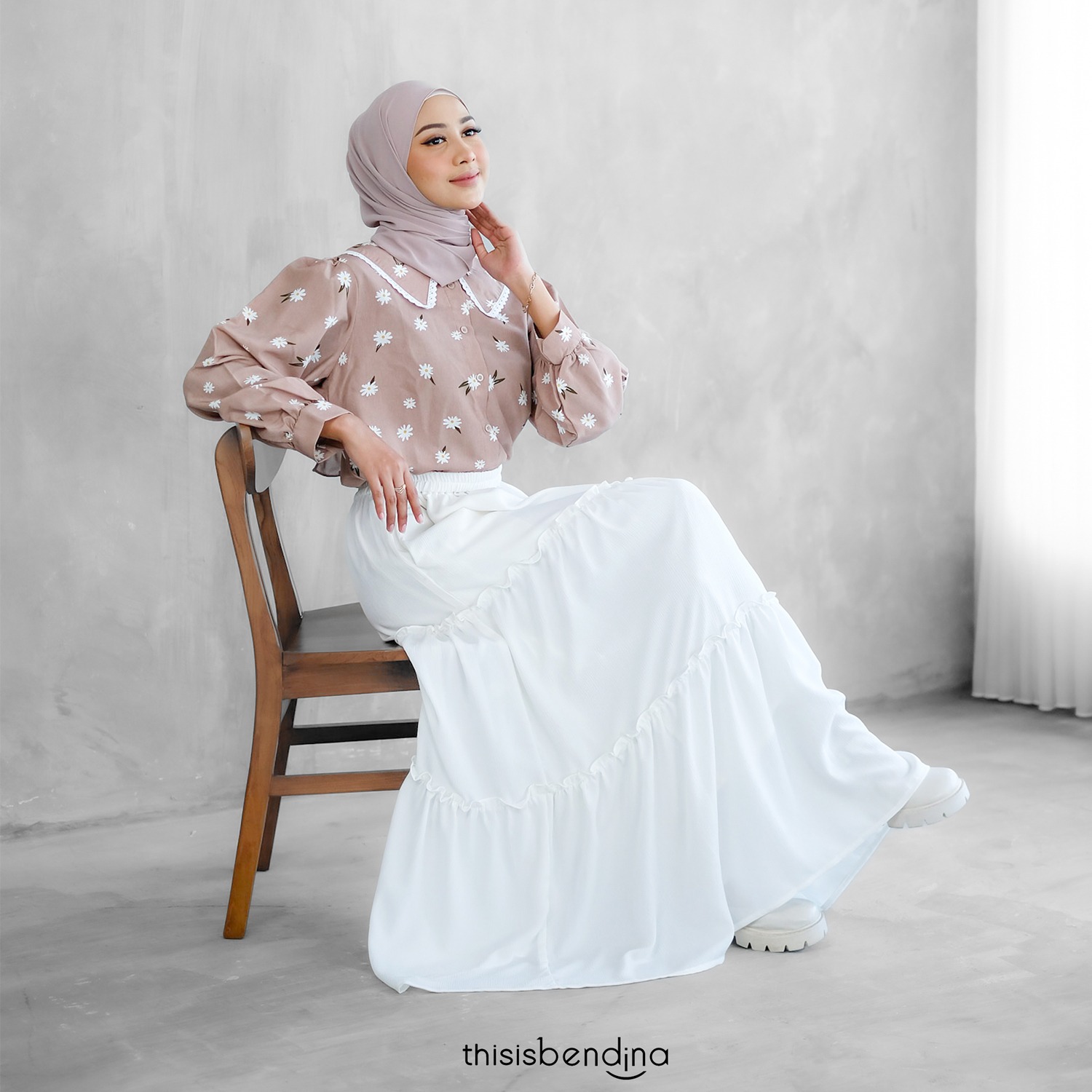 Zara Skirt White