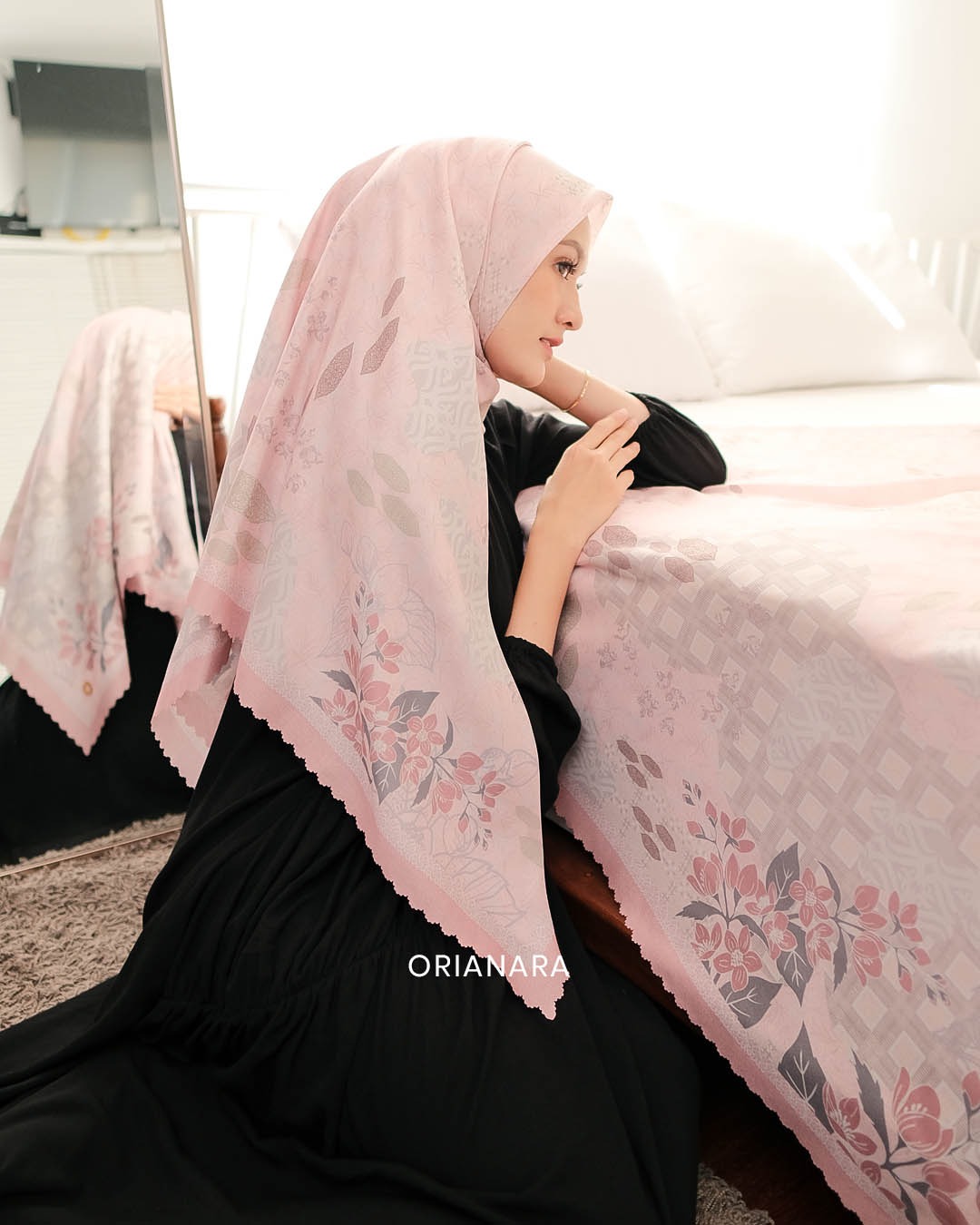 Zinnia Scarf - Rose Pink