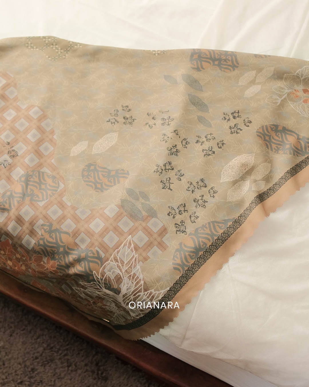 Zinnia Scarf - Cinnamon