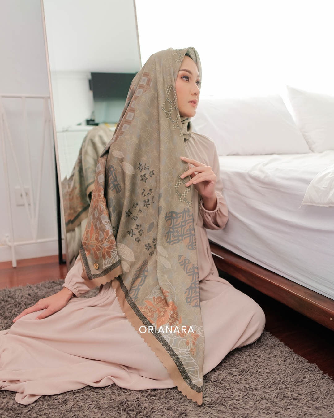 Zinnia Scarf - Cinnamon