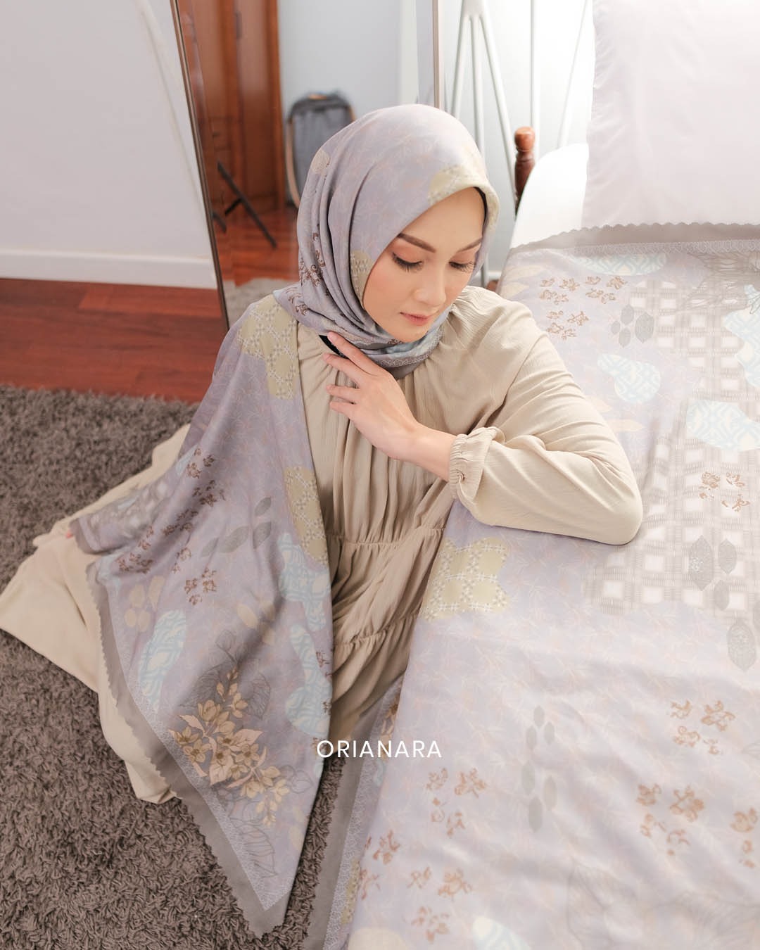 Zinnia Scarf - Moss