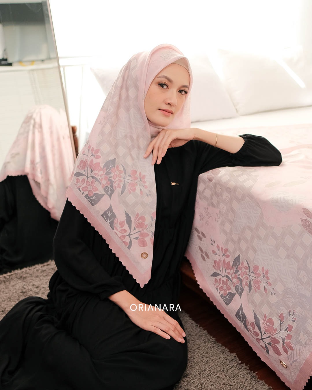 Zinnia Scarf - Rose Pink