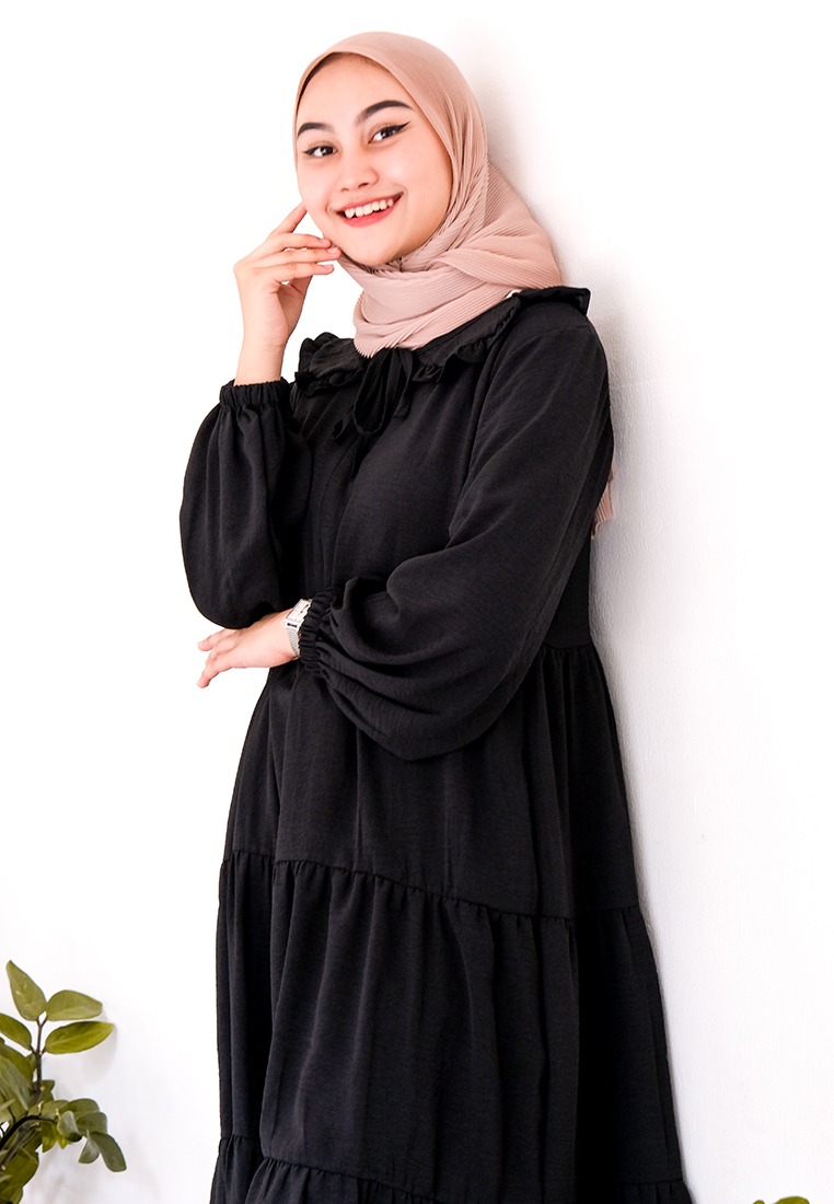 Elle Crinkle Tunic - Tunik Ruffle Crinkle