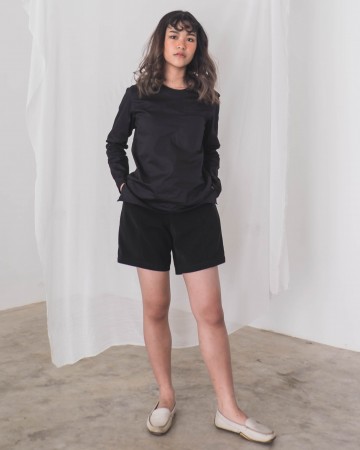 BASIC COTTON TOP - BLACK