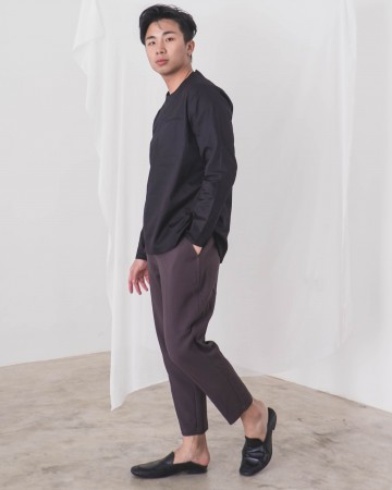 BASIC COTTON TOP - BLACK