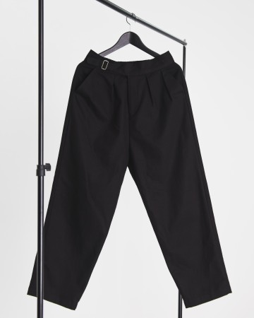 1920'S OVERSIZED HIGH WAIST PANTS - BLACK