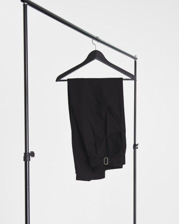 1920'S OVERSIZED HIGH WAIST PANTS - BLACK