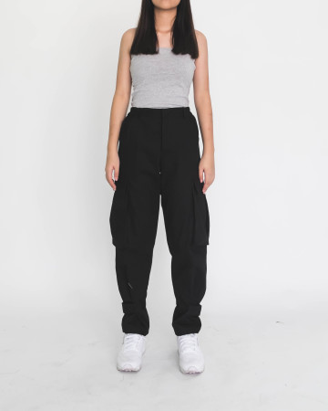 TECHNICAL CARGO PANTS - BLACK
