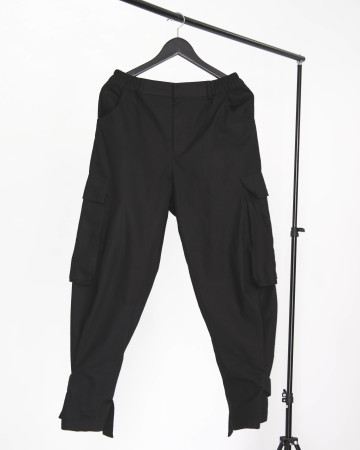TECHNICAL CARGO PANTS - BLACK