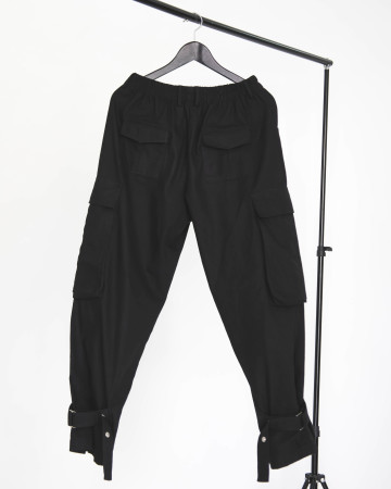 TECHNICAL CARGO PANTS - BLACK