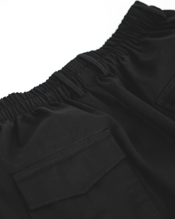 TECHNICAL CARGO PANTS - BLACK