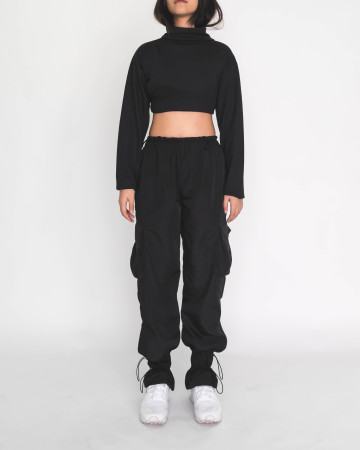 DRAWSTRING ANKLE PANTS