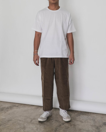 WIDE PLEATED PANTS - CORDUROY