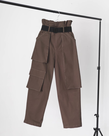 MECHANICAL PANTS - ASH BROWN