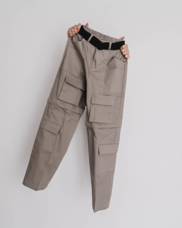 TRANSFORMABLE PANTS - GRAY