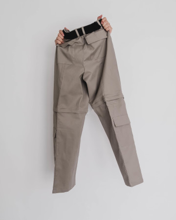 TRANSFORMABLE PANTS - GRAY
