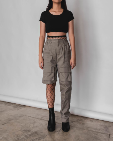 TRANSFORMABLE PANTS - GRAY