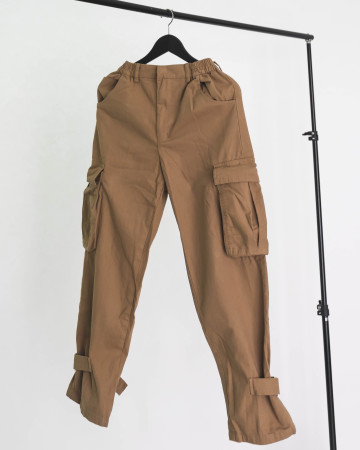 TECHNICAL CARGO PANTS - KHAKI