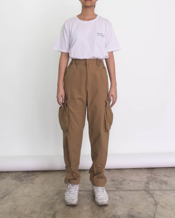 TECHNICAL CARGO PANTS - KHAKI