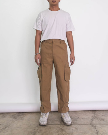 TECHNICAL CARGO PANTS - KHAKI