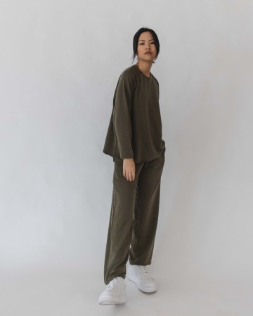 EASE PANTS - OLIVE