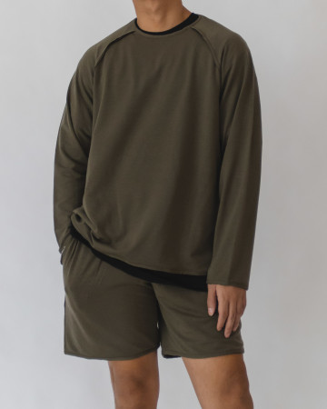 EASE SWEATSHIRT - OLIVE