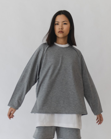 EASE SWEATSHIRT - GRAY