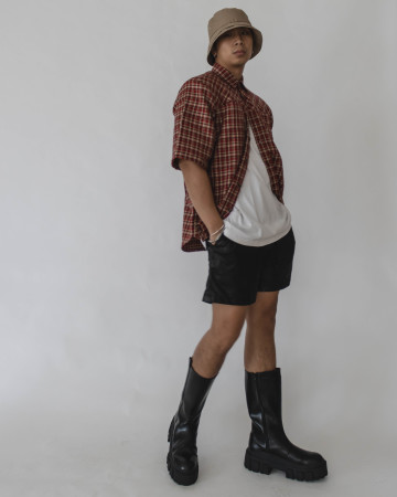 PADDED BOXY SHIRT