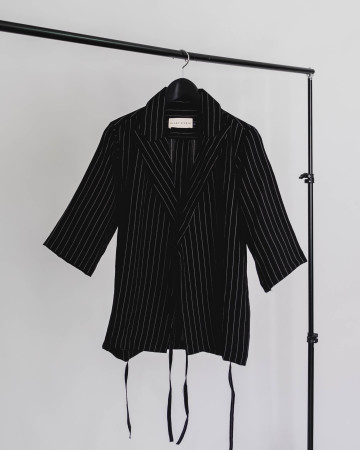WRAP LINEN TOP